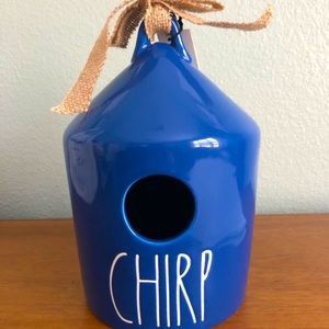 Rae Dunn Blue Chirp Birdhouse